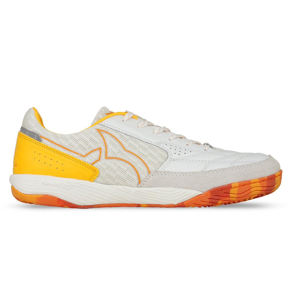 ORTUSEIGHT JOGOSALA VANQUISH WHITE MUSTARD ORTRANGE FUTSAL SHOES
