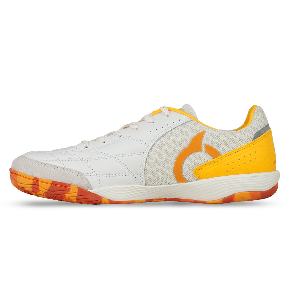 ORTUSEIGHT JOGOSALA VANQUISH WHITE MUSTARD ORTRANGE FUTSAL SHOES