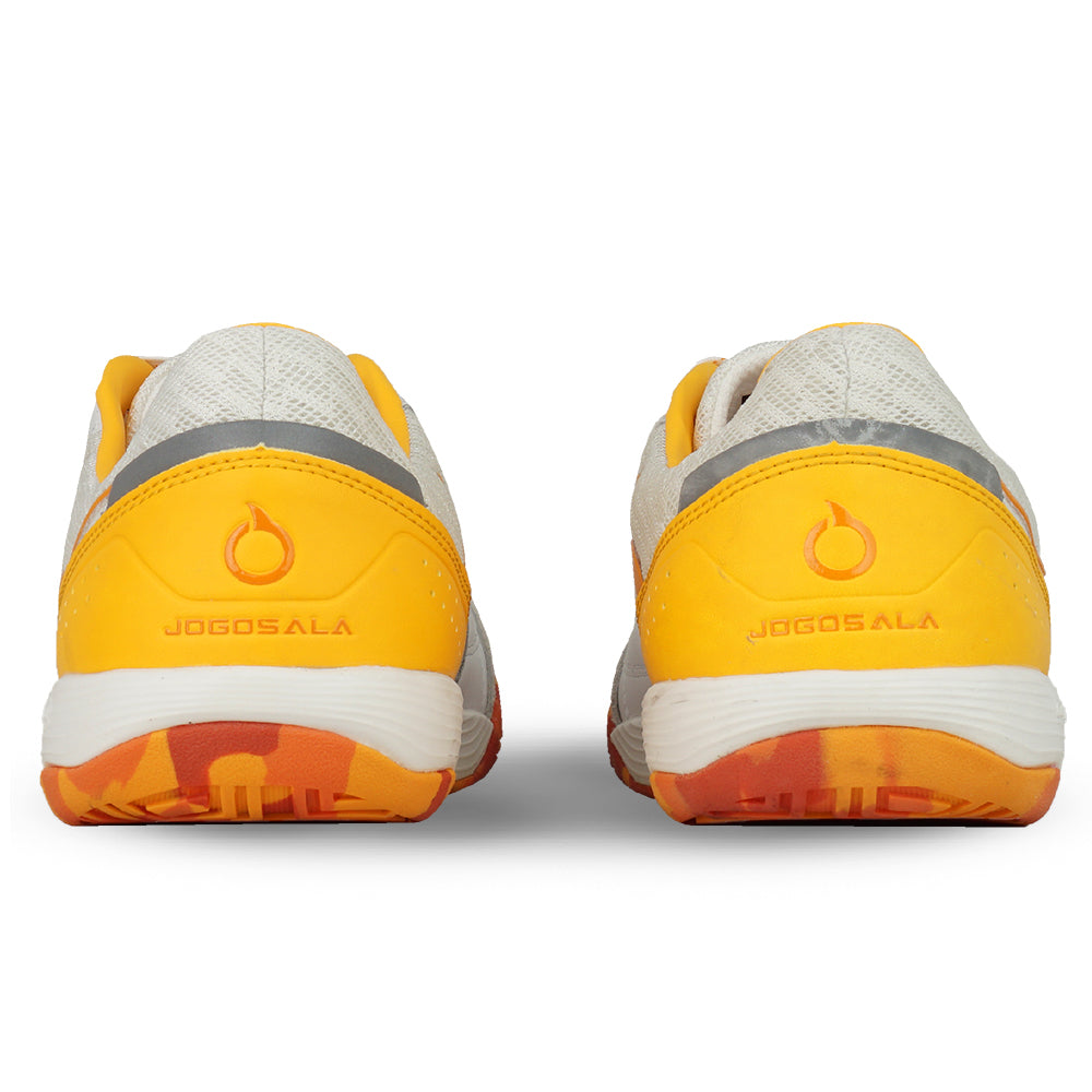 ORTUSEIGHT JOGOSALA VANQUISH WHITE MUSTARD ORTRANGE FUTSAL SHOES